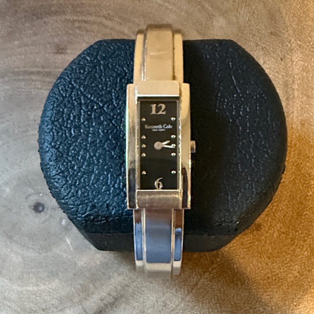 Kenneth Cole Silver Bangle Watch